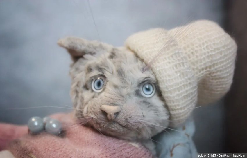 Котик авторский ручная работа (фото 2)