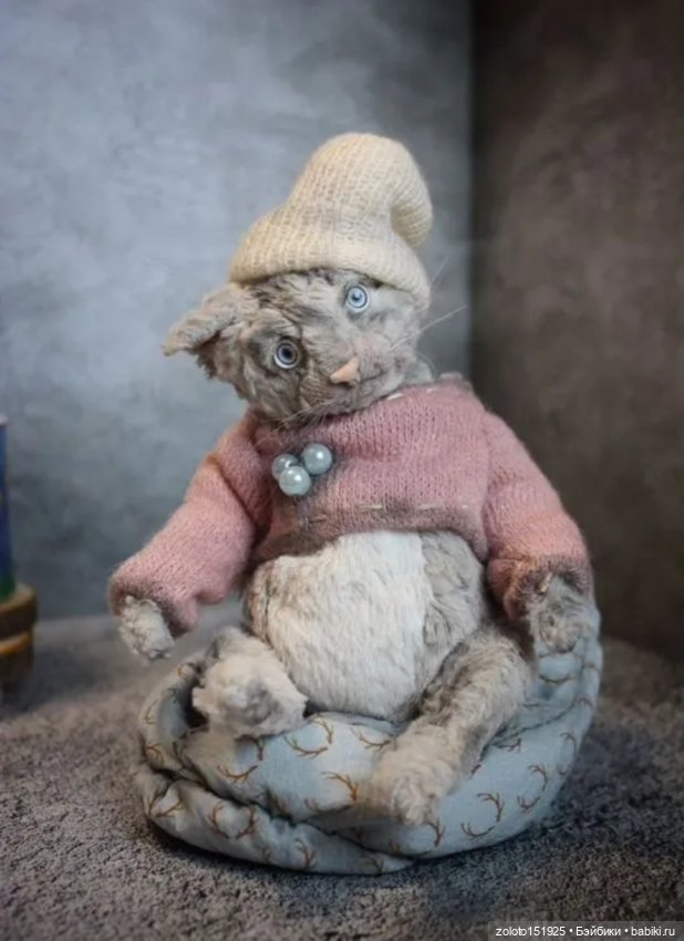 Котик авторский ручная работа (фото 5)