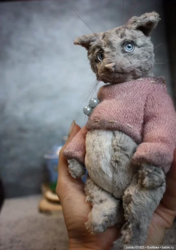 Котик авторский ручная работа (фото 3)