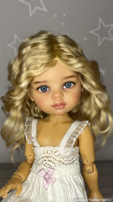 Парик натуральный 8/9 для Паола Рейна и аналогичных кукол , ростом 33см (фото 7)