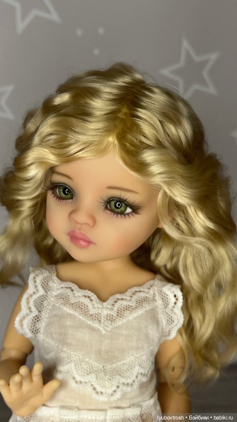 Парик натуральный 8/9 для Паола Рейна и аналогичных кукол , ростом 33см (фото 3)