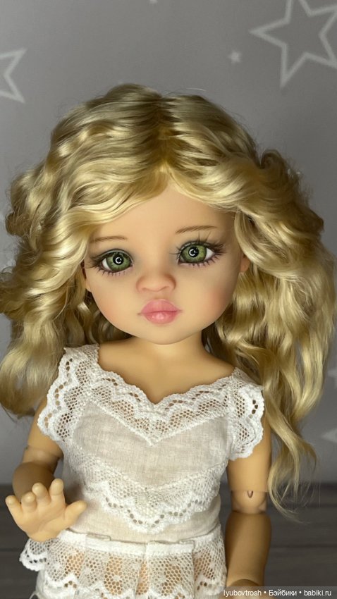 Парик натуральный 8/9 для Паола Рейна и аналогичных кукол , ростом 33см