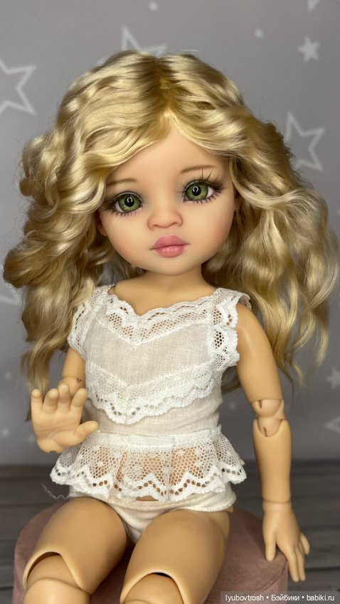 Парик натуральный 8/9 для Паола Рейна и аналогичных кукол , ростом 33см (фото 6)