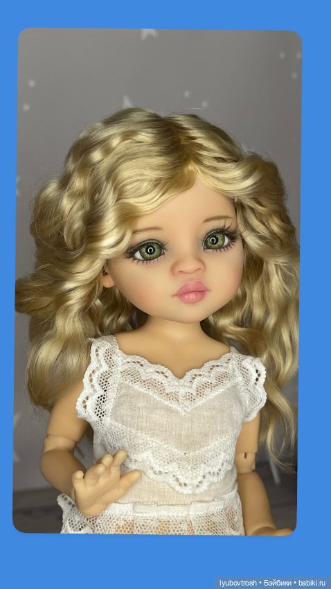 Парик натуральный 8/9 для Паола Рейна и аналогичных кукол , ростом 33см