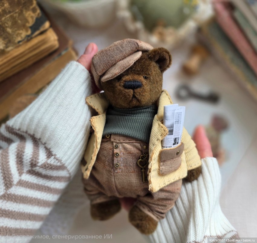 Коллекционный мишка тедди