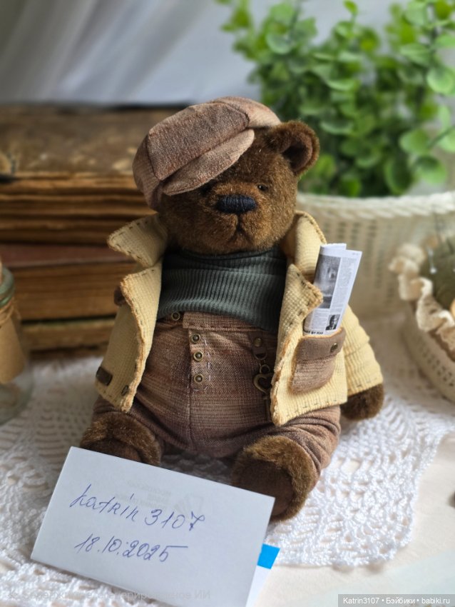 Коллекционный мишка тедди (фото 5)