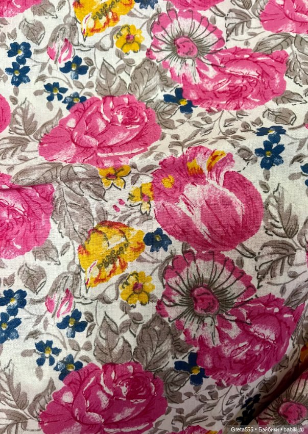 Большой Старинный отрез Сатина , Трехгорной Мануфактуры , новый (фото 3)