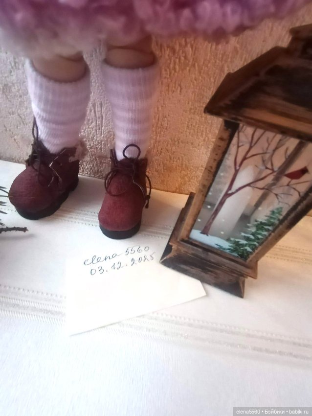 Шубка и шапка для куклы Паолы Рейна (фото 6)