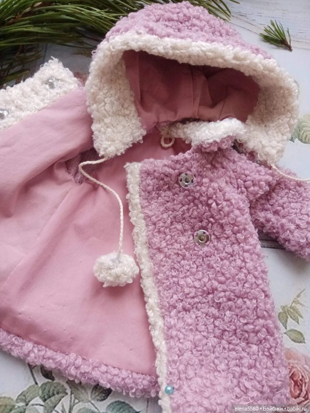 Шубка и шапка для куклы Паолы Рейна (фото 3)