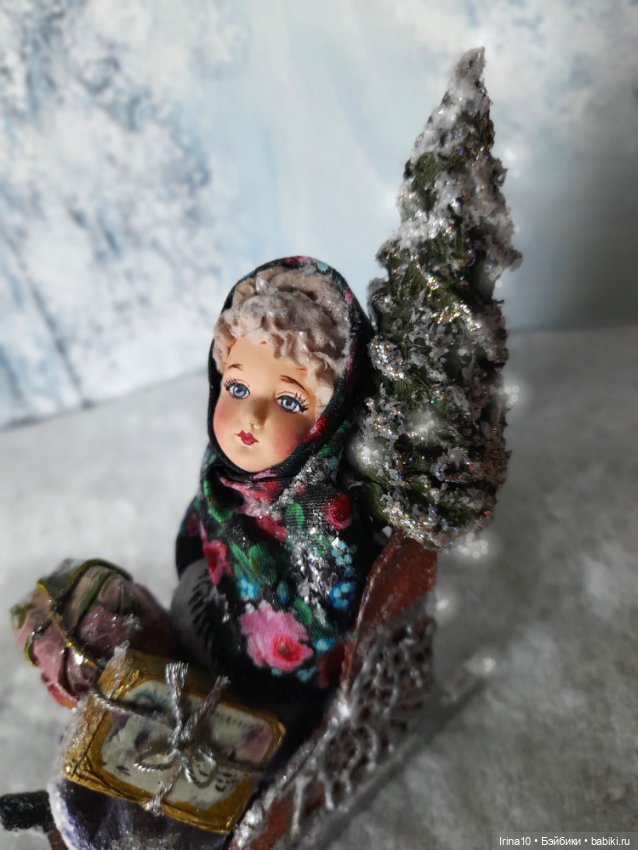 Барыня в саночках — Авторские игрушки