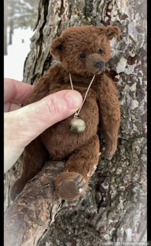 Мишка тедди ручная работа авторский коллекционный (фото 4)