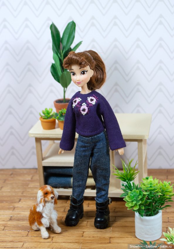 Бадлон "Розочки" для пижамных принцесс, тамагочи, momotail, bjd (фото 3)