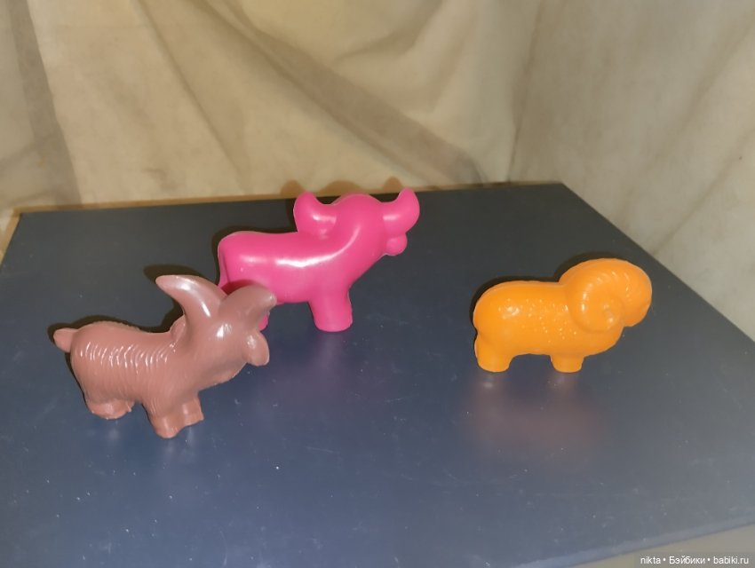 Игрушки СССР Козел, баран и бык (фото 2)