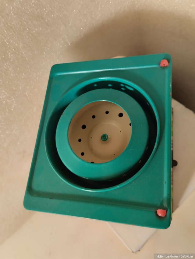 Заводная, механическая игрушка СССР Стиральная машинка (фото 6)