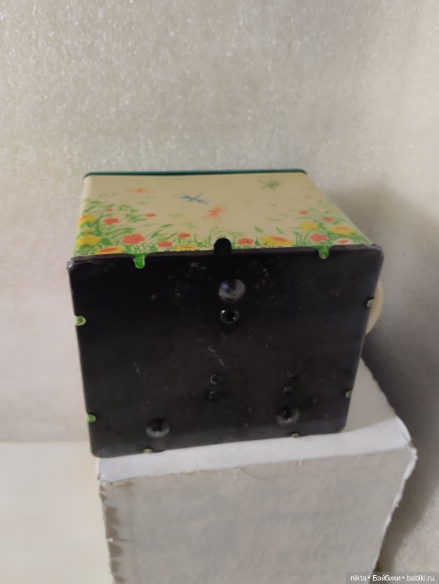 Заводная, механическая игрушка СССР Стиральная машинка (фото 7)