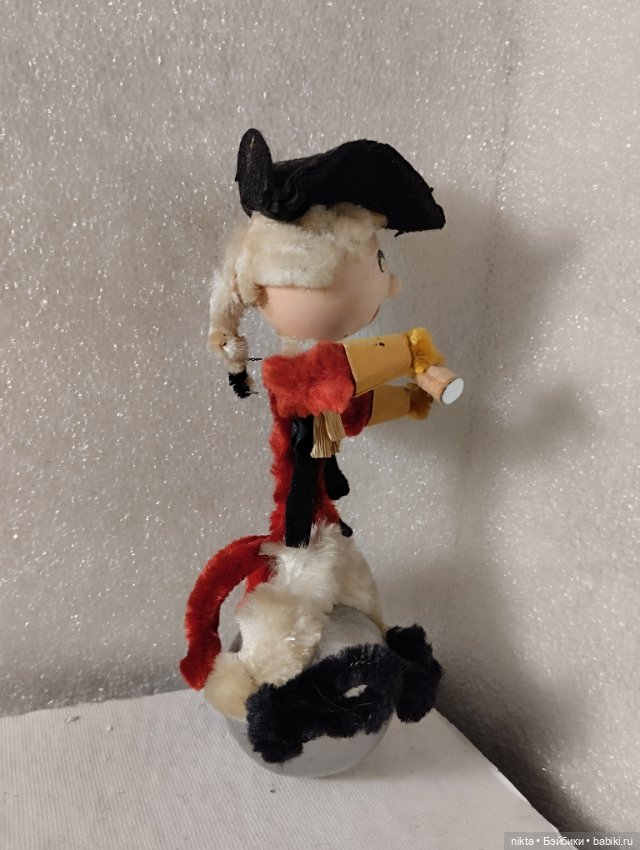 Редкая игрушка ГДР Барон Мюнхаузен на ядре (фото 4)