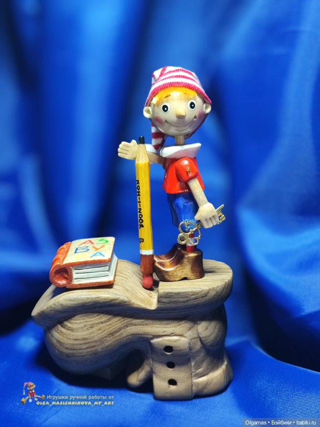 Мини Буратино — Авторские игрушки (фото 3)