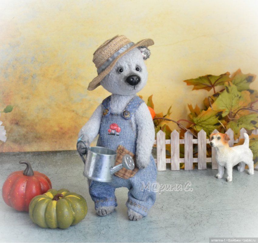 Мишка дачник — Авторские игрушки (фото 4)