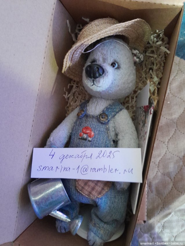 Мишка дачник — Авторские игрушки (фото 6)