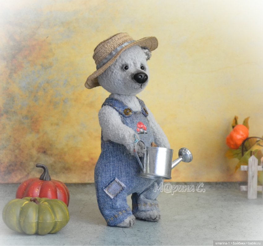 Мишка дачник — Авторские игрушки (фото 3)