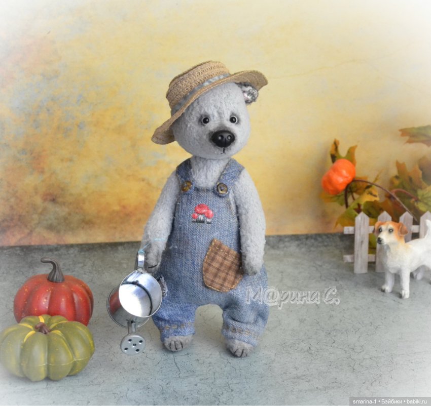 Мишка дачник — Авторские игрушки (фото 2)