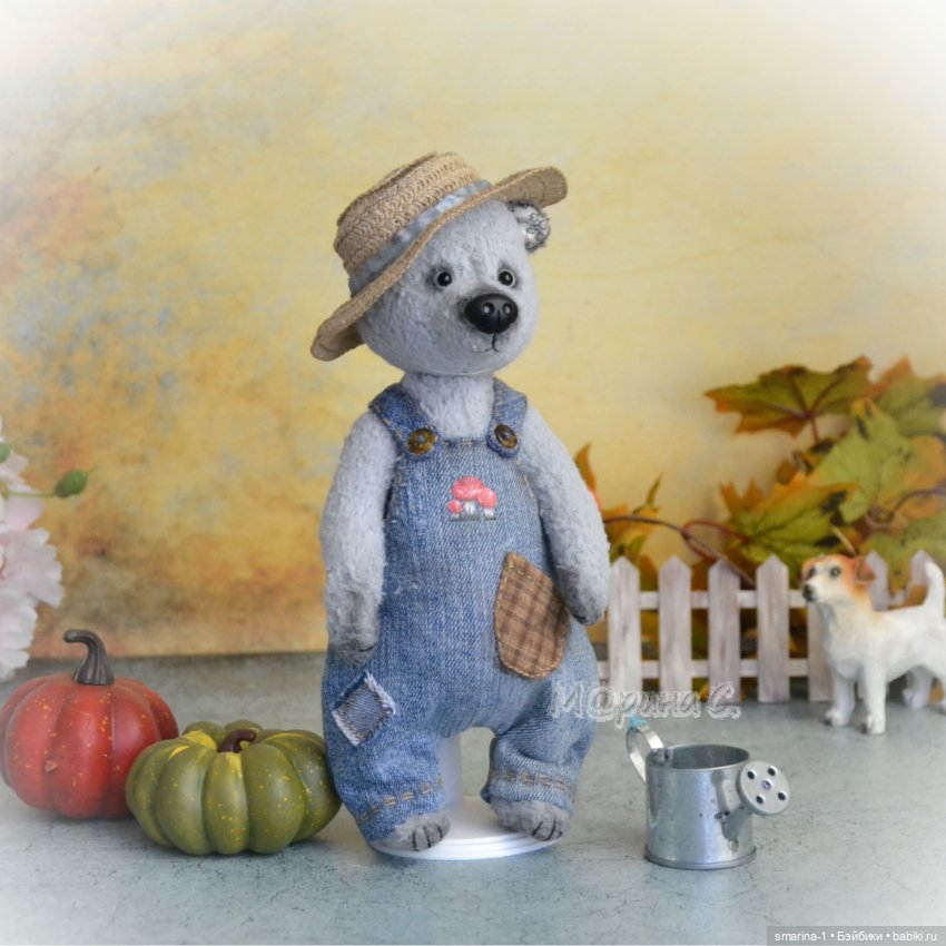 Мишка дачник — Авторские игрушки
