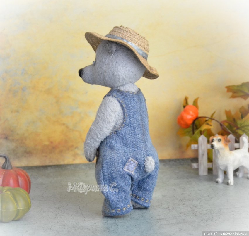 Мишка дачник — Авторские игрушки (фото 5)