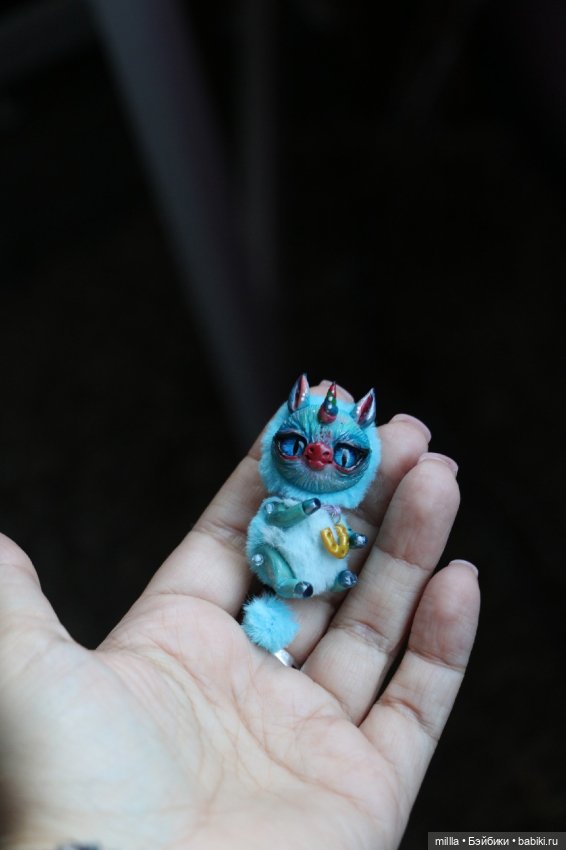 Игрушка ручной работы единорог (фото 3)