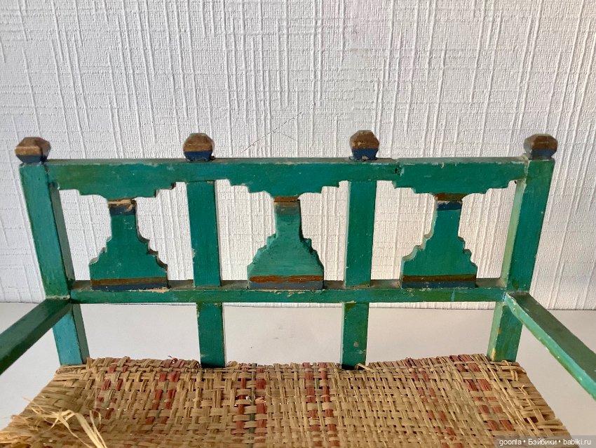 Кукольная скамейка — Антикварные игрушки (фото 3)