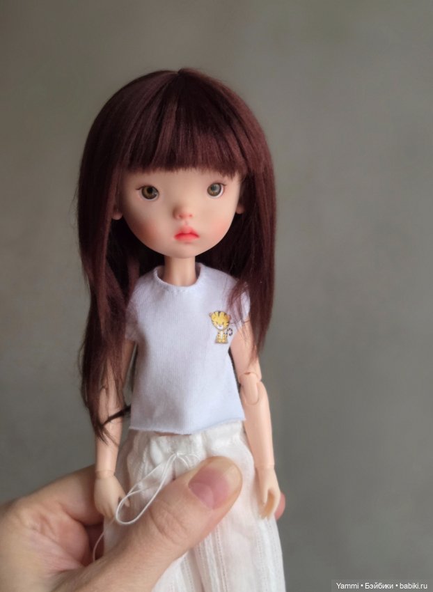 Парик 6-7 из акрилового мохера для БЖД