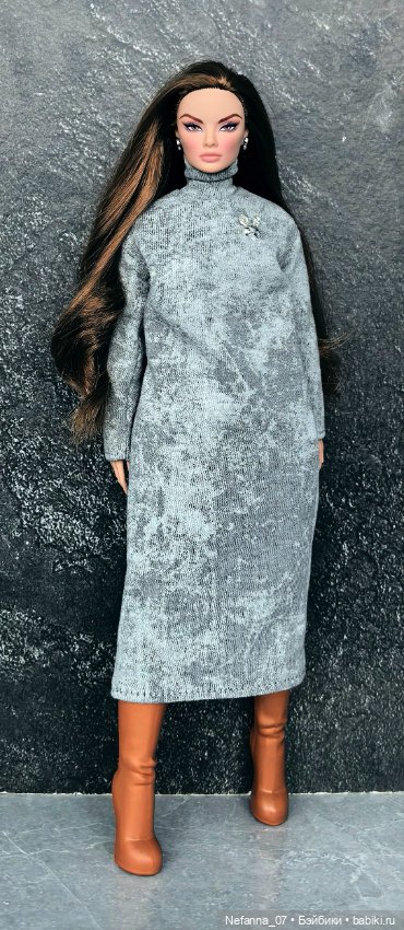 Платье для пышки Барби — Одежда для кукол (фото 3)
