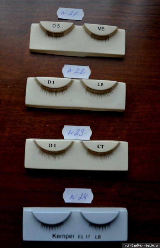 Ресницы для кукол,разные,много (фото 9)