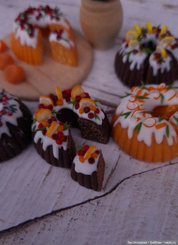 Рождественские кексы — Миниатюра для кукол (фото 6)