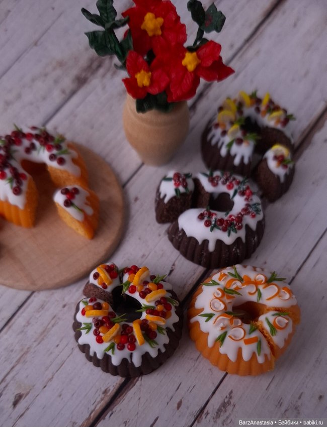 Рождественские кексы — Миниатюра для кукол (фото 4)