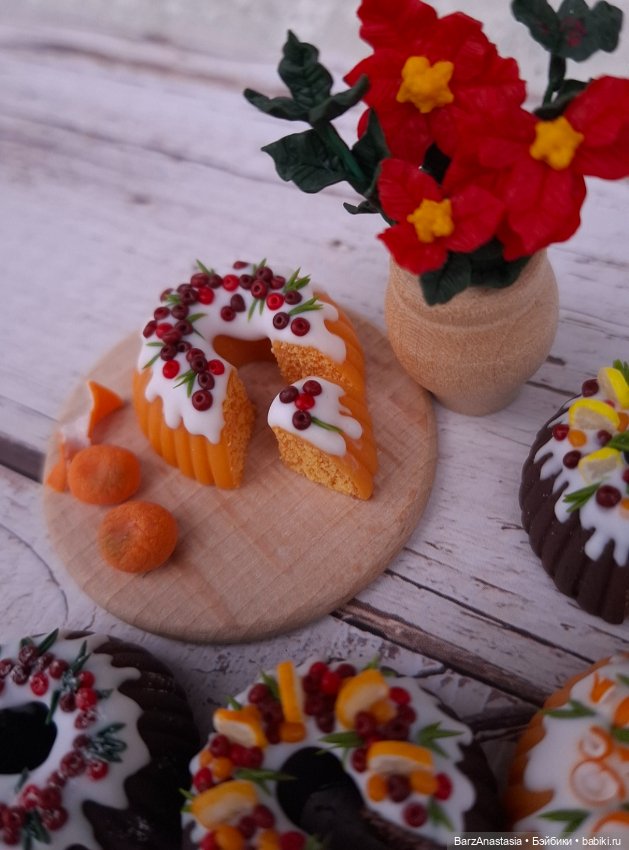 Рождественские кексы — Миниатюра для кукол (фото 5)