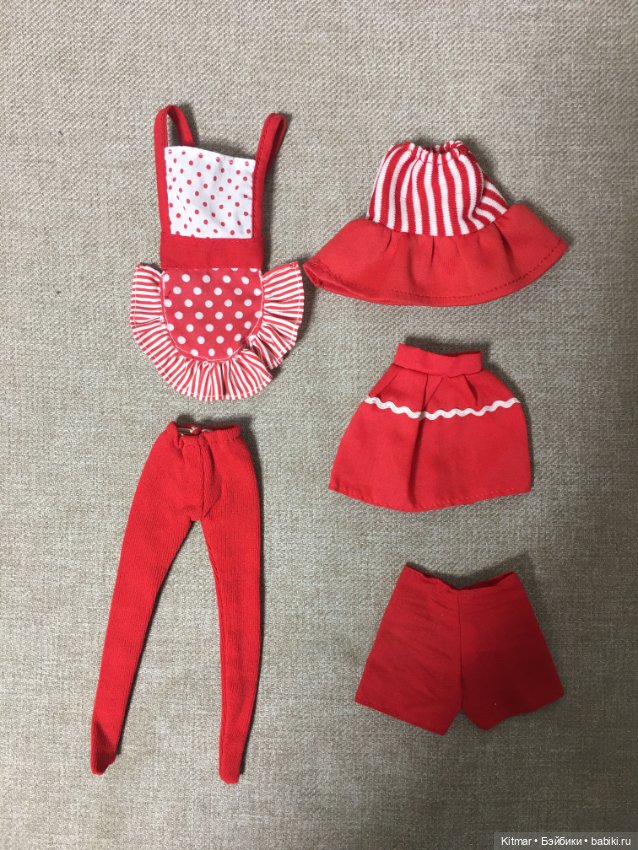 Лот винтажной одежды для Барби (фото 2)