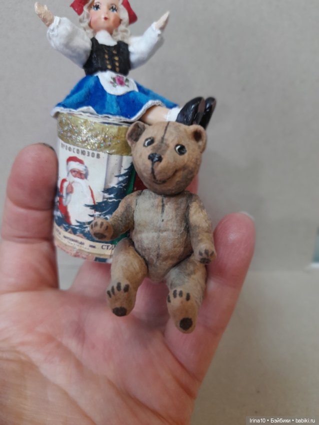 Кукла с Мишкой — Авторские игрушки (фото 6)