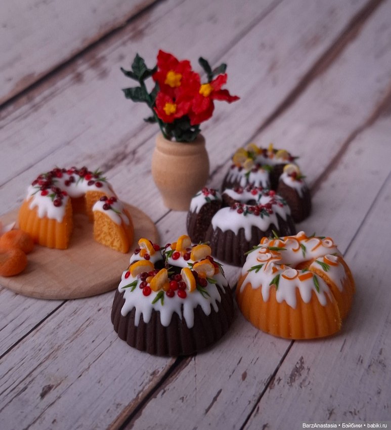 Рождественские кексы — Миниатюра для кукол
