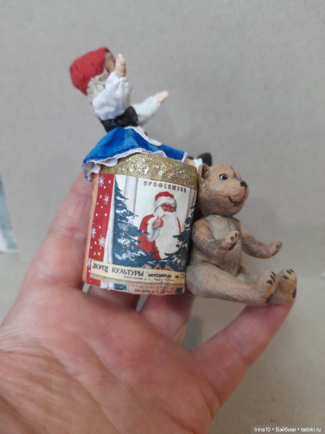 Кукла с Мишкой — Авторские игрушки (фото 10)