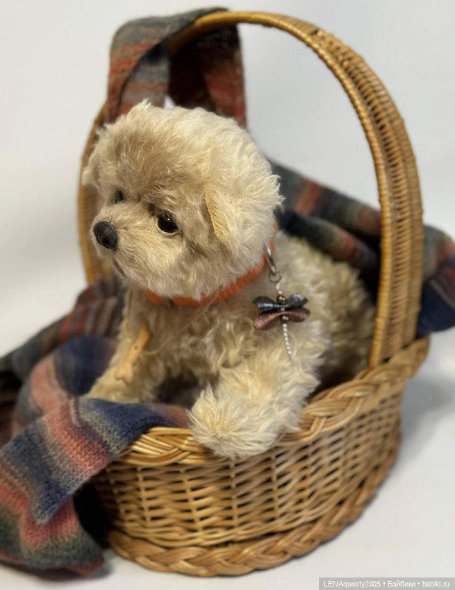 Скелетная игрушка Щенок мальтипу