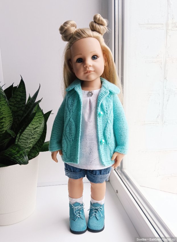 Комплект одежды с обувью "Бирюзовый"