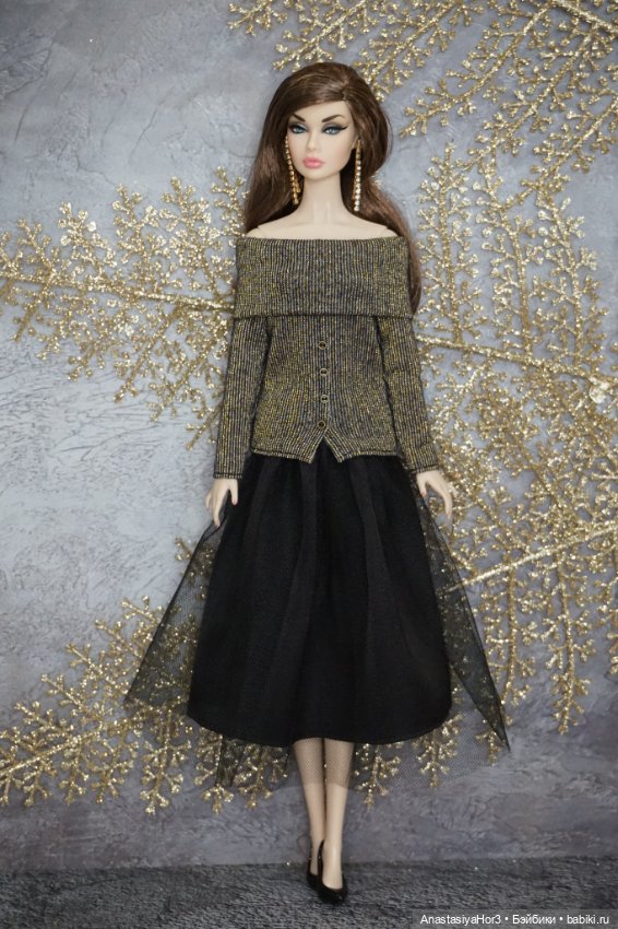 Кофта и юбка для куклы Poppy Parker (фото 2)