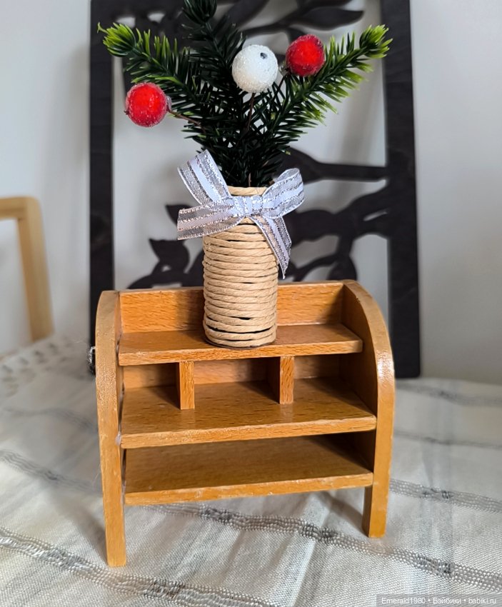 Деревянный винтажный буфет мебель (фото 9)