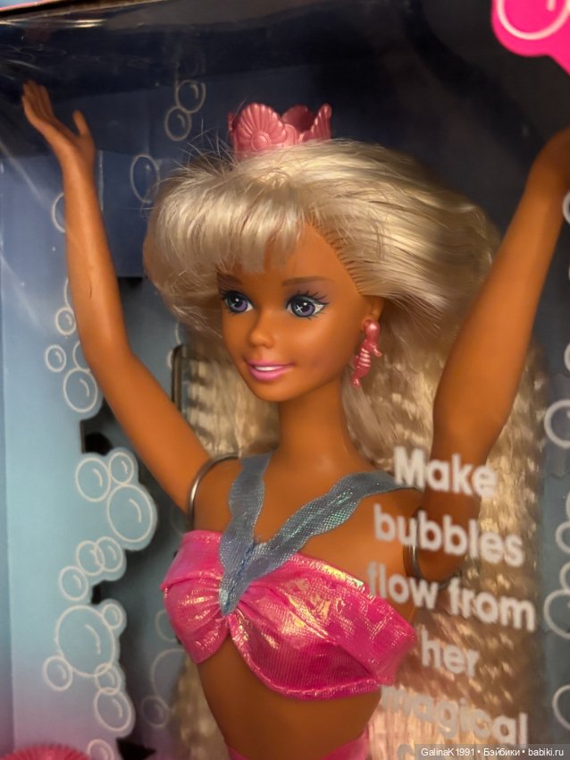 Mattel Barbie Bubbling Mermaid (1996 год) (фото 3)