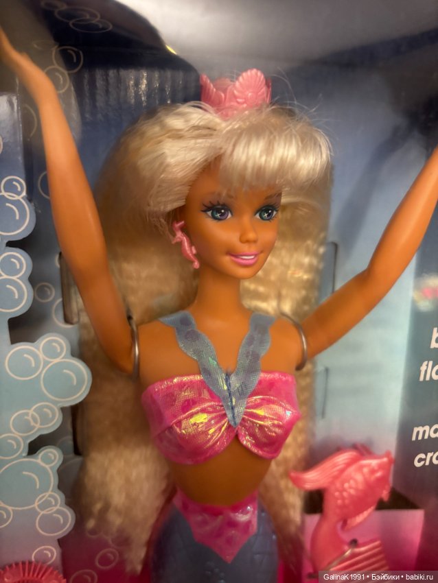 Mattel Barbie Bubbling Mermaid (1996 год) (фото 4)
