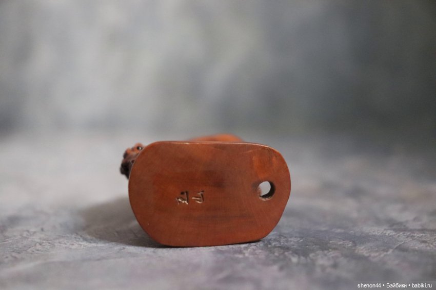 Нэцкэ "Лошадь и жук". Винтаж! Ручная работа (фото 5)