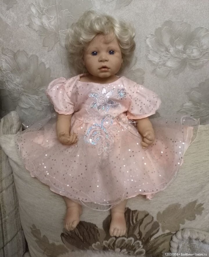 Милый ангелочек, коллекционная кукла (фото 2)