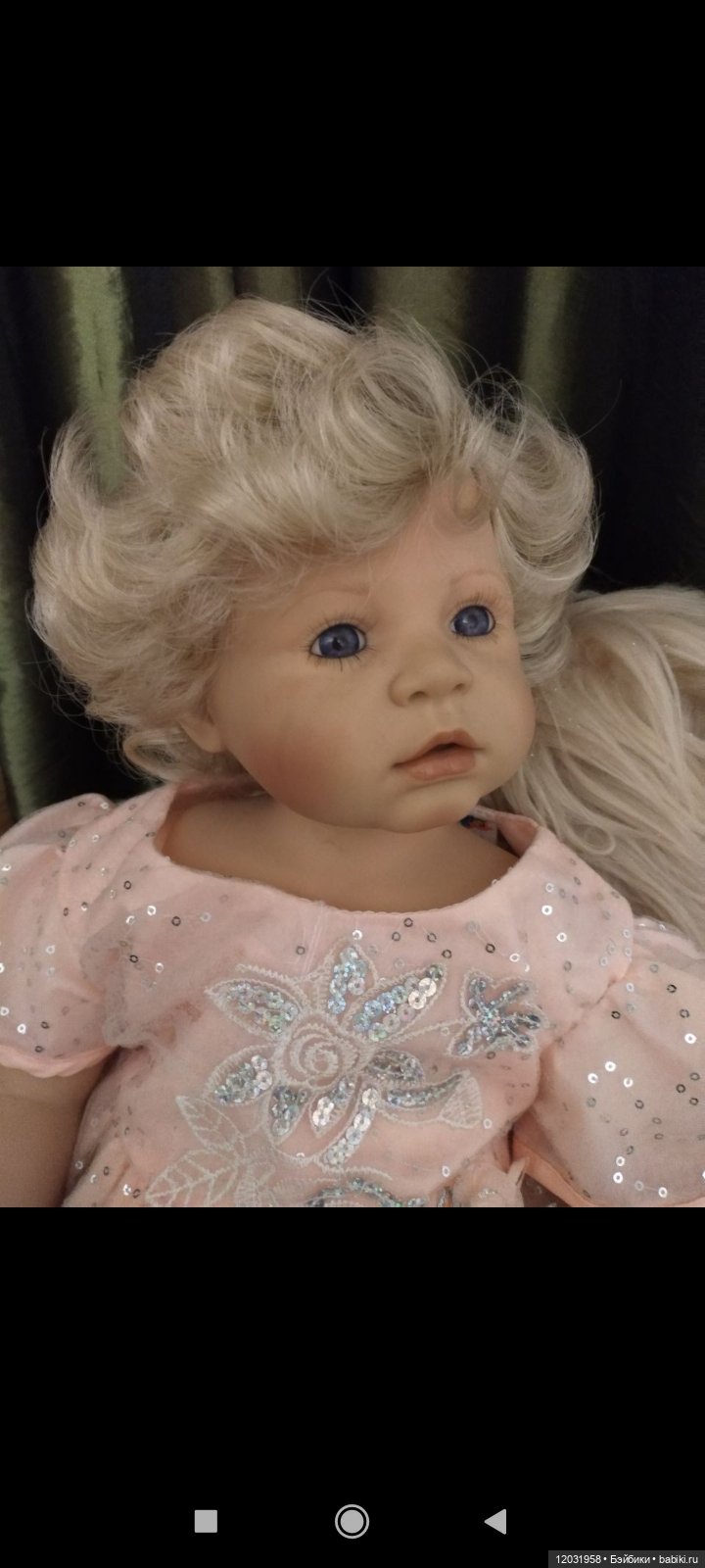 Милый ангелочек, коллекционная кукла (фото 7)
