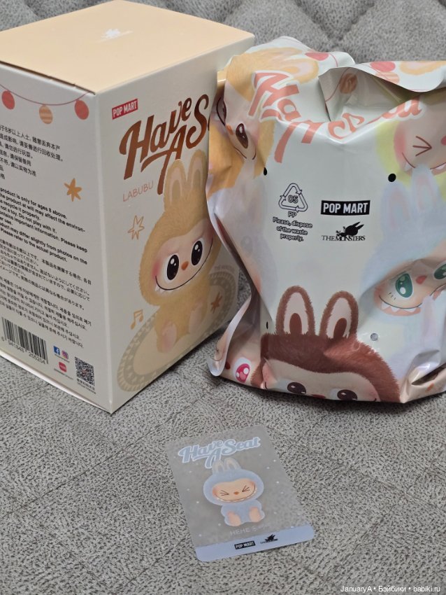 Лабубу Labubu Have a seat - Hehe (фото 2)