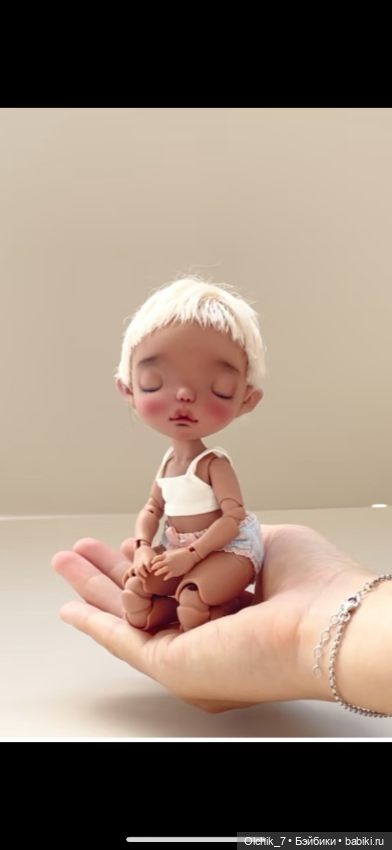 Jacoosun Rou sleeping — Шарнирные куклы (не BJD) (фото 3)